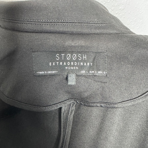 Pre-owned Women's Stoosh Extraordinary  Black Blazer Large one button closure - Picture 10 of 11